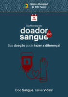 14 DE JUNHO - DIA MUNDIAL DO DOADOR DE SANGUE