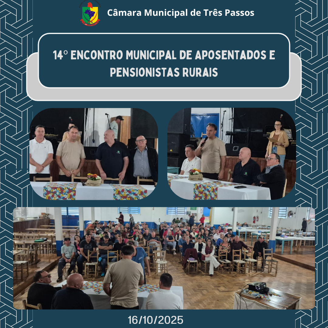 14º ENCONTRO MUNICIPAL DE APOSENTADOS E PENSIONISTAS RURAIS