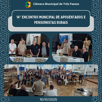 14º ENCONTRO MUNICIPAL DE APOSENTADOS E PENSIONISTAS RURAIS