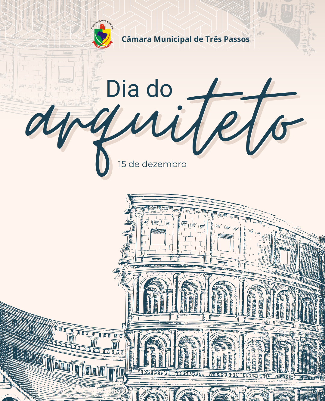 15 DE DEZEMBRO -  DIA DO ARQUITETO 🏛️
