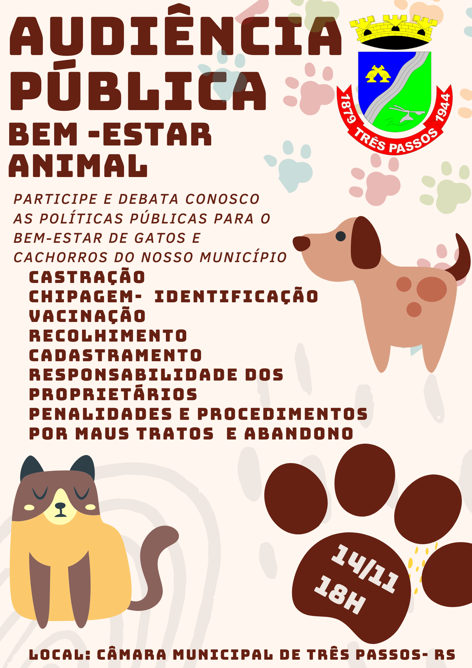 🐶🐱AUDIÊNCIA PÚBLICA – BEM-ESTAR ANIMAL🐶🐱