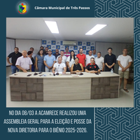 ACAMRECE realiza uma Assembleia Geral para a eleição e posse da nova diretoria para o biênio 2025-2026.