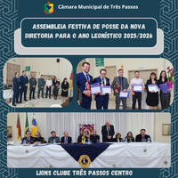 ASSEMBLEIA FESTIVA DE POSSE DA NOVA DIRETORIA PARA O ANO LEONÍSTICO 2025/2026