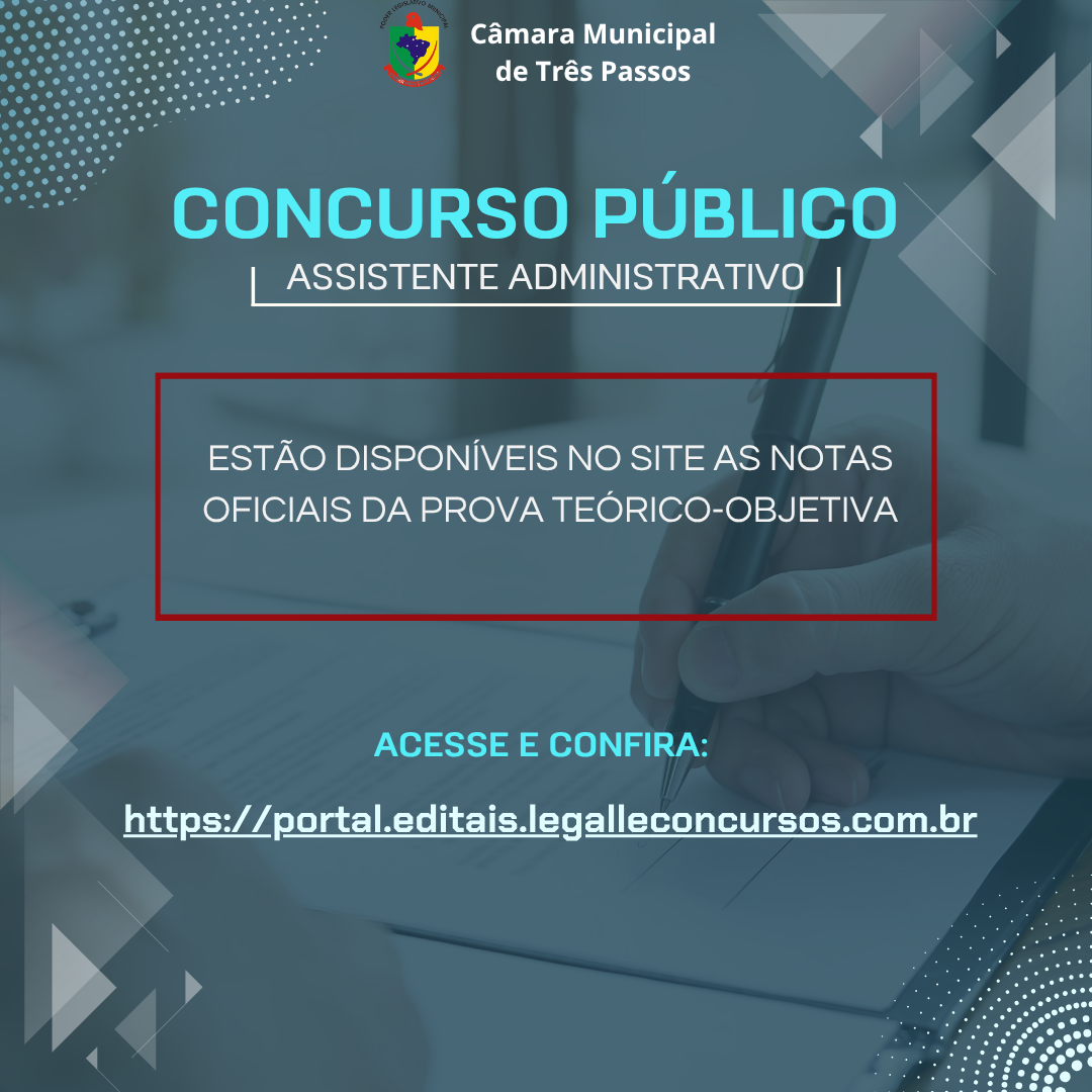 CONCURSO PÚBLICO CÂMARA MUNICIPAL DE TRÊS PASSOS