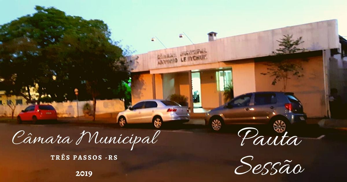 CONFIRA A PAUTA DA SESSÃO ORDINÁRIA DE HOJE