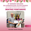 HOMENAGEADA: BEATRIZ FONTANIVE 