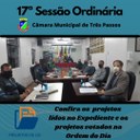 17ª SESSÃO ORDINÁRIA FOI REALIZADA NA SEGUNDA-FEIRA, 24 DE MAIO