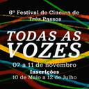 6º Festival de Cinema de Três Passos/2023 será realizado de 7 a 11 de novembro