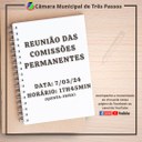 ACOMPANHE HOJE, 7 DE MARÇO, ÀS 17H45MIN, A REUNIÃO DAS COMISSÕES PERMANENTES