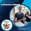 ASSINADO CONVÊNIO DO PROGRAMA “CÂMARA MIRIM” COM A 21ª COORDENADORIA REGIONAL DE EDUCAÇÃO 