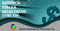 AUDIÊNCIA PÚBLICA DAS METAS FISCAIS
