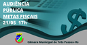 AUDIÊNCIA PÚBLICA DAS METAS FISCAIS