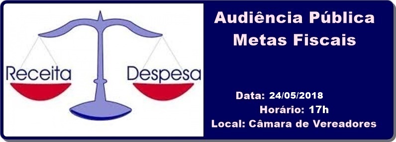 AUDIÊNCIA PÚBLICA DAS METAS FISCAIS