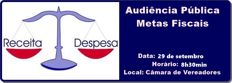 Audiência Pública - Metas Fiscais
