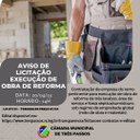 AVISO DE LICITAÇÃO- Tomada de Preço