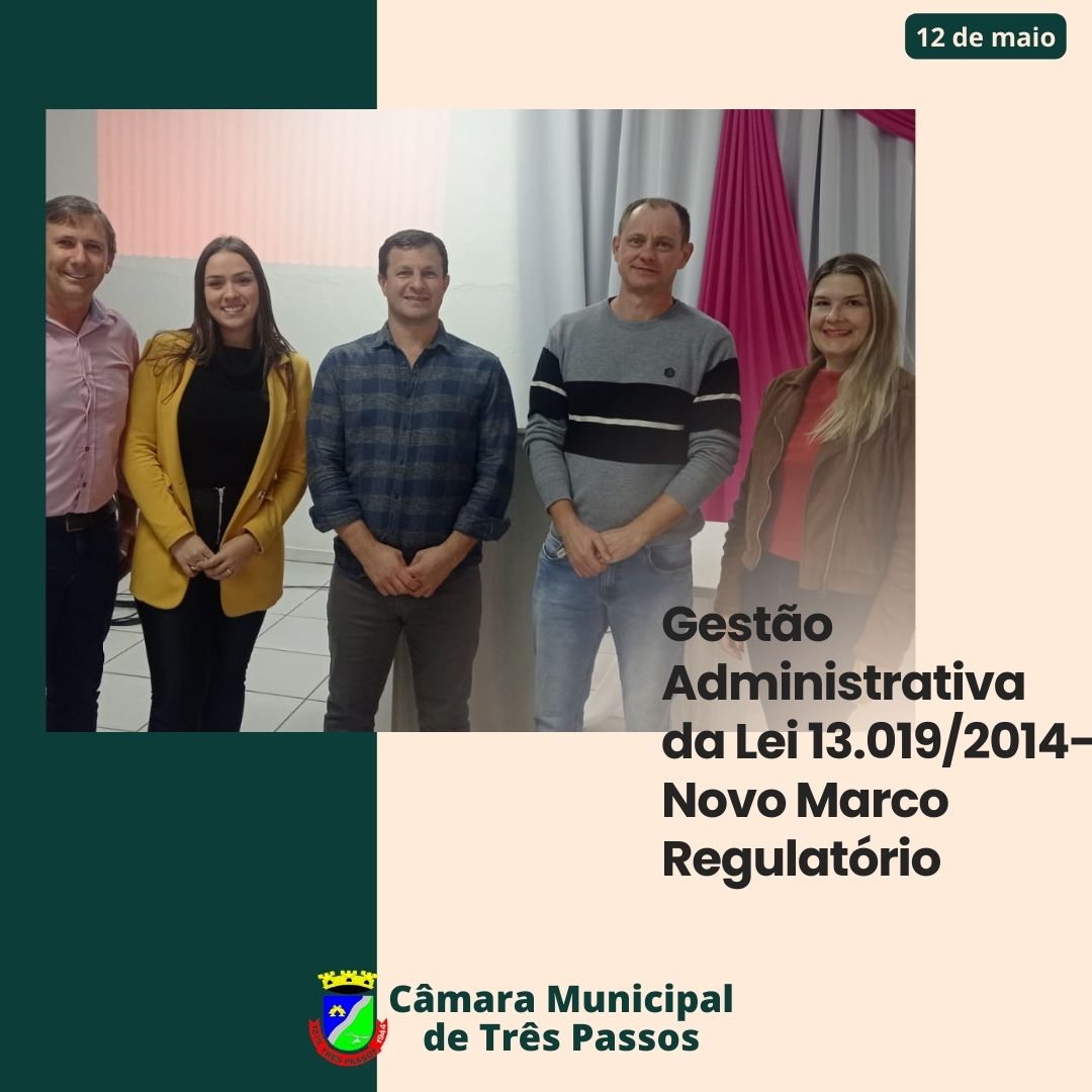 CÂMARA DE VEREADORES PARTICIPA DE CAPACITAÇÃO SOBRE A LEI 13.019/2014