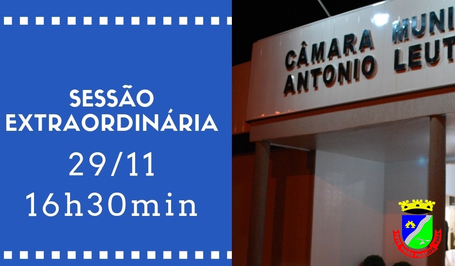 Confira os projetos que serão votados hoje em Sessão Extraordinária 