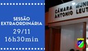 Confira os projetos que serão votados hoje em Sessão Extraordinária 