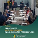 ELEITOS PRESIDENTES E VICE-PRESIDENTES DAS COMISSÕES PERMANENTES 