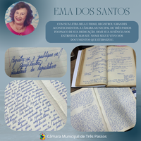 Ema dos Santos deixará o seu legado marcado na Câmara Municipal de Três Passos.