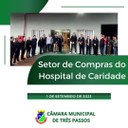 HOSPITAL DE CARIDADE CONTA COM NOVA SEDE PARA O SETOR DE COMPRAS 