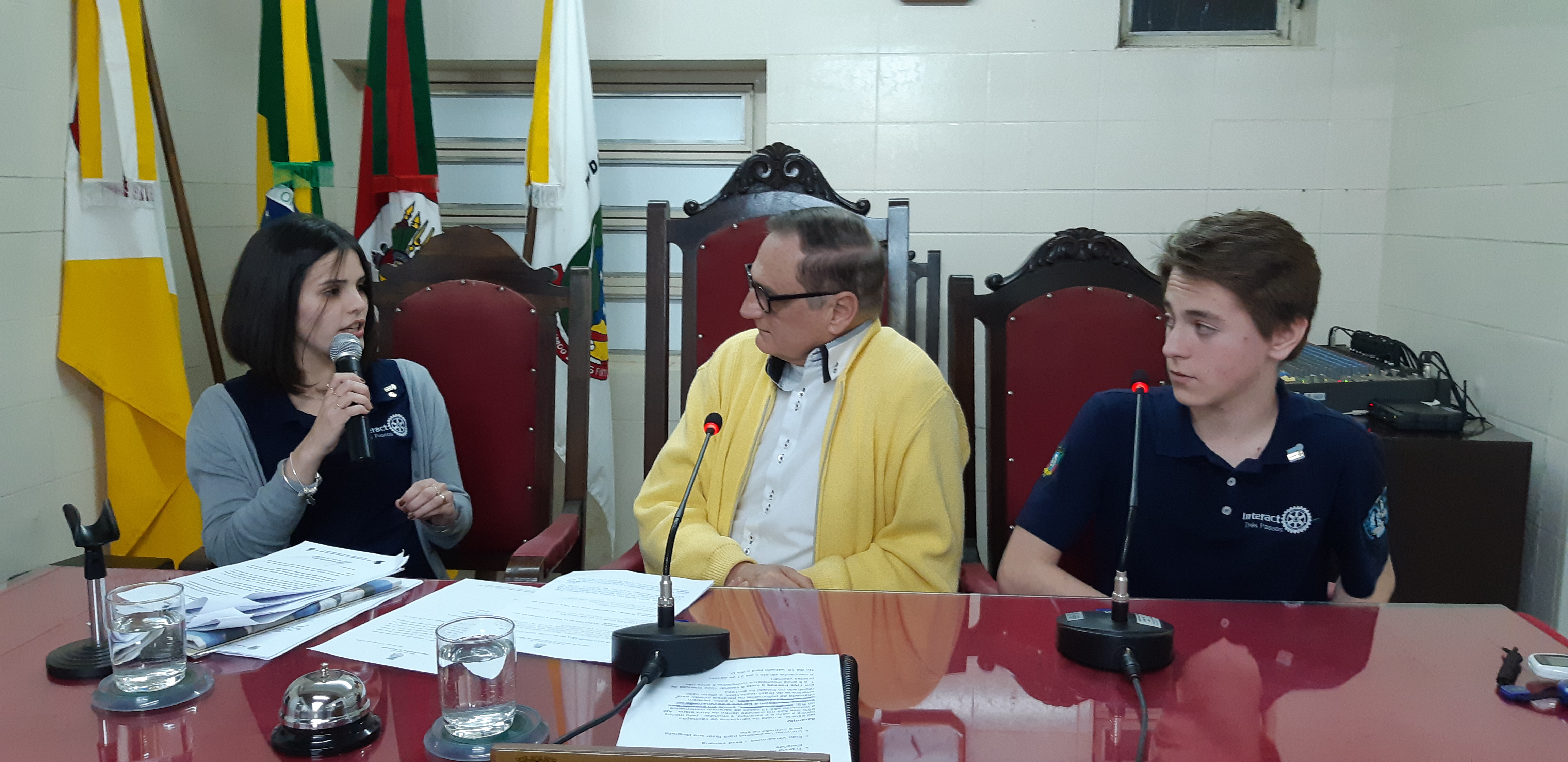 Interact Três Passos presente na Tribuna Popular