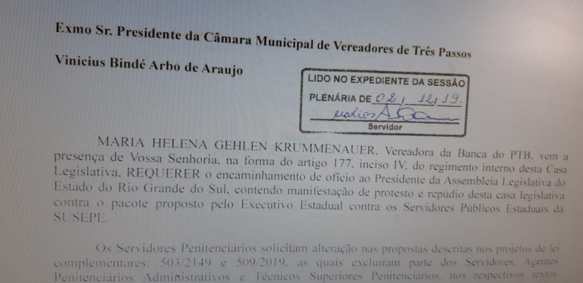 MANIFESTO DE PROTESTO E REPÚDIO AO PACOTE DO EXECUTIVO ESTADUAL CONTRA OS SERVIDORES ESTADUAIS DA SUSEPE