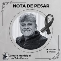 NOTA DE PESAR: EDIVAN NELSI BARON