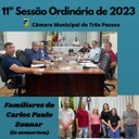 REALIZADA A 11ª SESSÃO ORDINÁRIA DE 2023