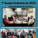 REALIZADA A 1ª SESSÃO ORDINÁRIA DE 2024 