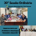 REALIZADA A 30ª SESSÃO ORDINÁRIA DE 2022