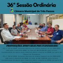 REALIZADA A 36ª SESSÃO ORDINÁRIA DE 2022