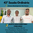 REALIZADA A 43ª SESSÃO ORDINÁRIA DE 2022