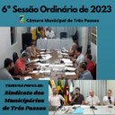 REALIZADA A 6ª SESSÃO ORDINÁRIA DE 2023