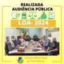 REALIZADA AUDIÊNCIA PÚBLICA PARA DISCUSSÃO E ANÁLISE DA LOA 2024