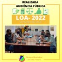 REALIZADA DISCUSSÃO E ANÁLISE DA LOA 2022