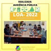 REALIZADA DISCUSSÃO E ANÁLISE DA LOA 2022