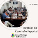 REALIZADA REUNIÃO DA COMISSÃO ESPECIAL