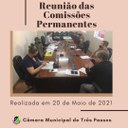 REALIZADA REUNIÃO DAS COMISSÕES PERMANENTES (20/05)