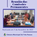 REALIZADA REUNIÃO DAS COMISSÕES PERMANENTES EM 11/11/21