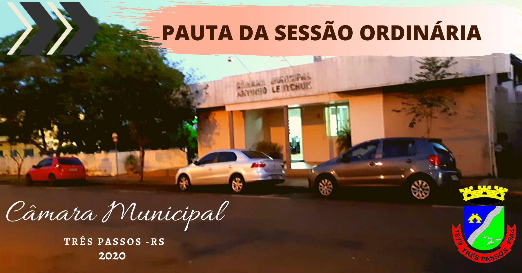 ÚLTIMA SESSÃO ORDINÁRIA DE FEVEREIRO SERÁ REALIZADA HOJE, 26 DE FEVEREIRO, QUARTA-FEIRA.   