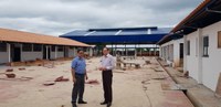 VEREADORES VISITAM O COMPLEXO ESCOLAR E ESPORTIVO 