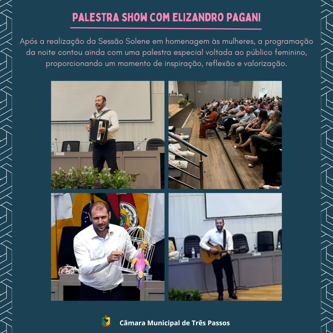 PALESTRA SHOW COM ELIZANDRO PAGANI 