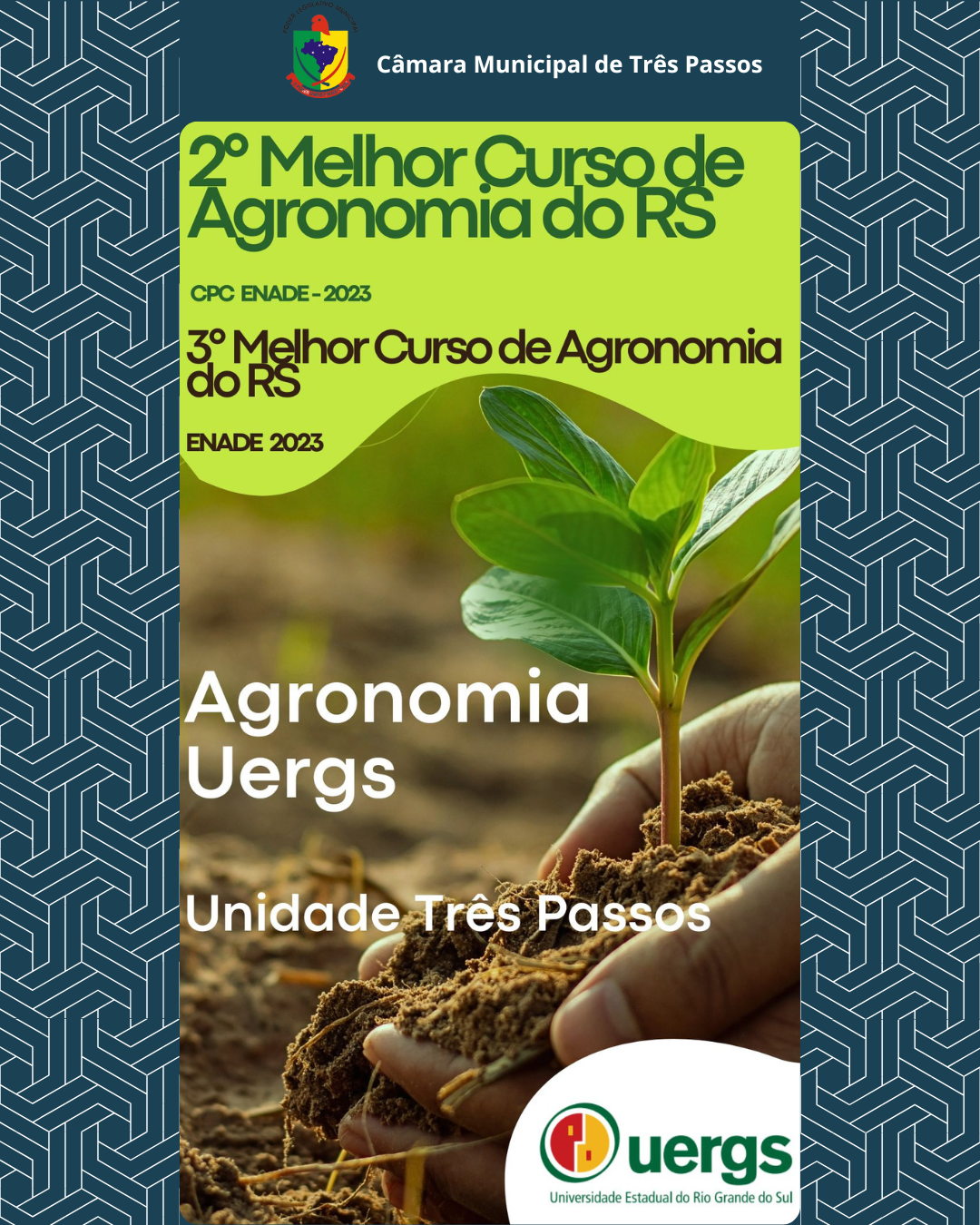 Parabéns à Universidade Estadual do Rio Grande do Sul (UERGS)