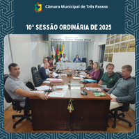 REALIZADA 10ª SESSÃO ORDINÁRIA DE 2025