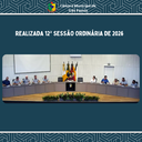REALIZADA 12ª SESSÃO ORDINÁRIA DE 2026