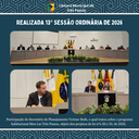 REALIZADA 13ª SESSÃO ORDINÁRIA DE 2026