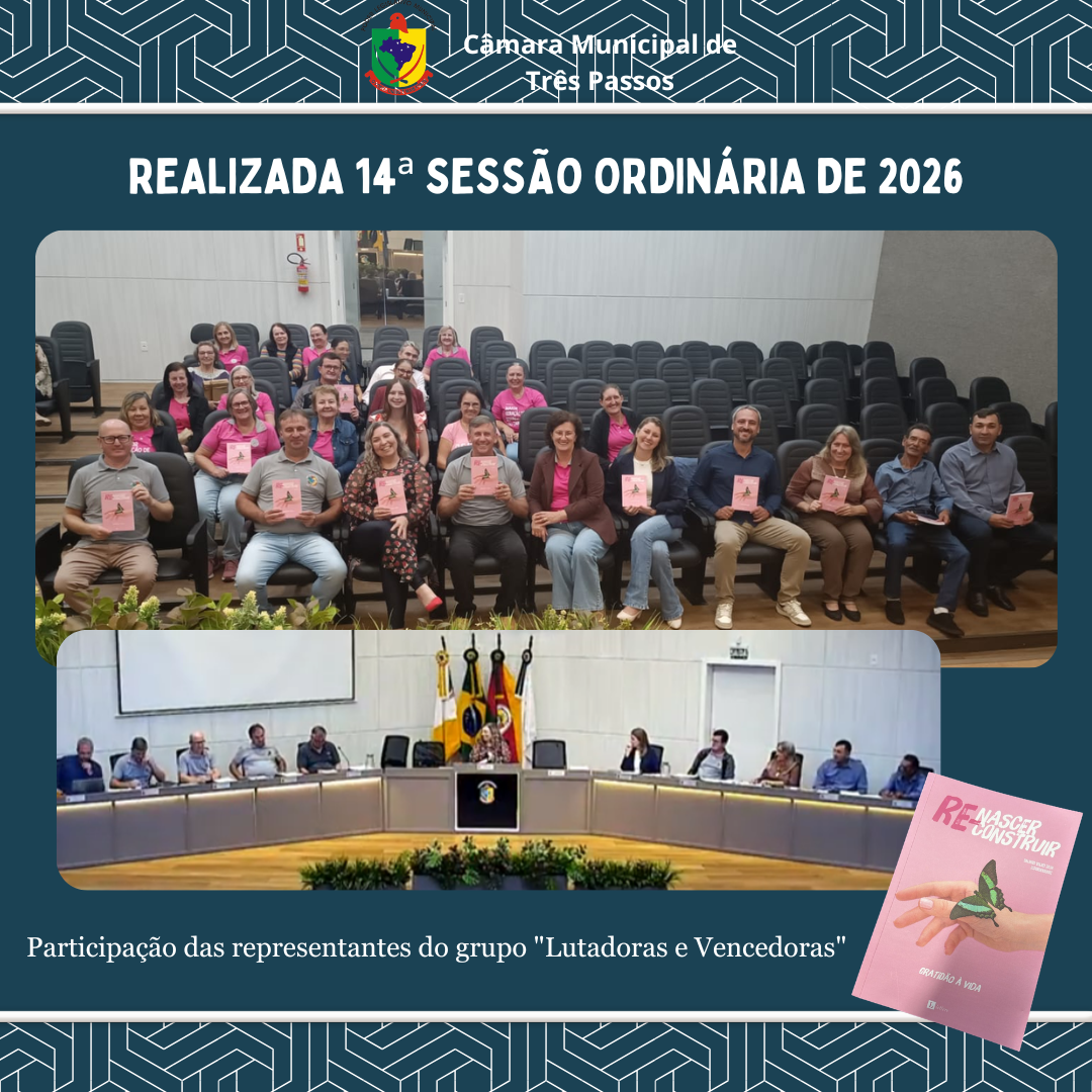 REALIZADA 14ª SESSÃO ORDINÁRIA DE 2026
