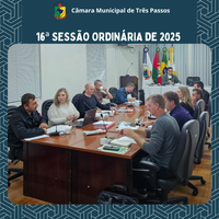 REALIZADA 16ª SESSÃO ORDINÁRIA DE 2025