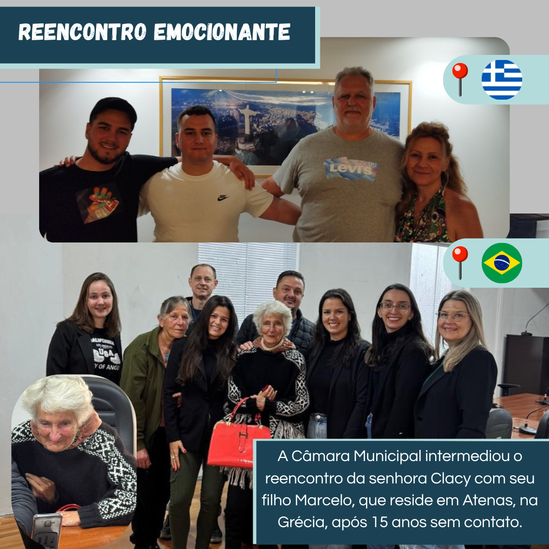 DE TRÊS PASSOS A GRÉCIA: MÃE REECONTRA FILHO APÓS 15 ANOS SEM CONTATO